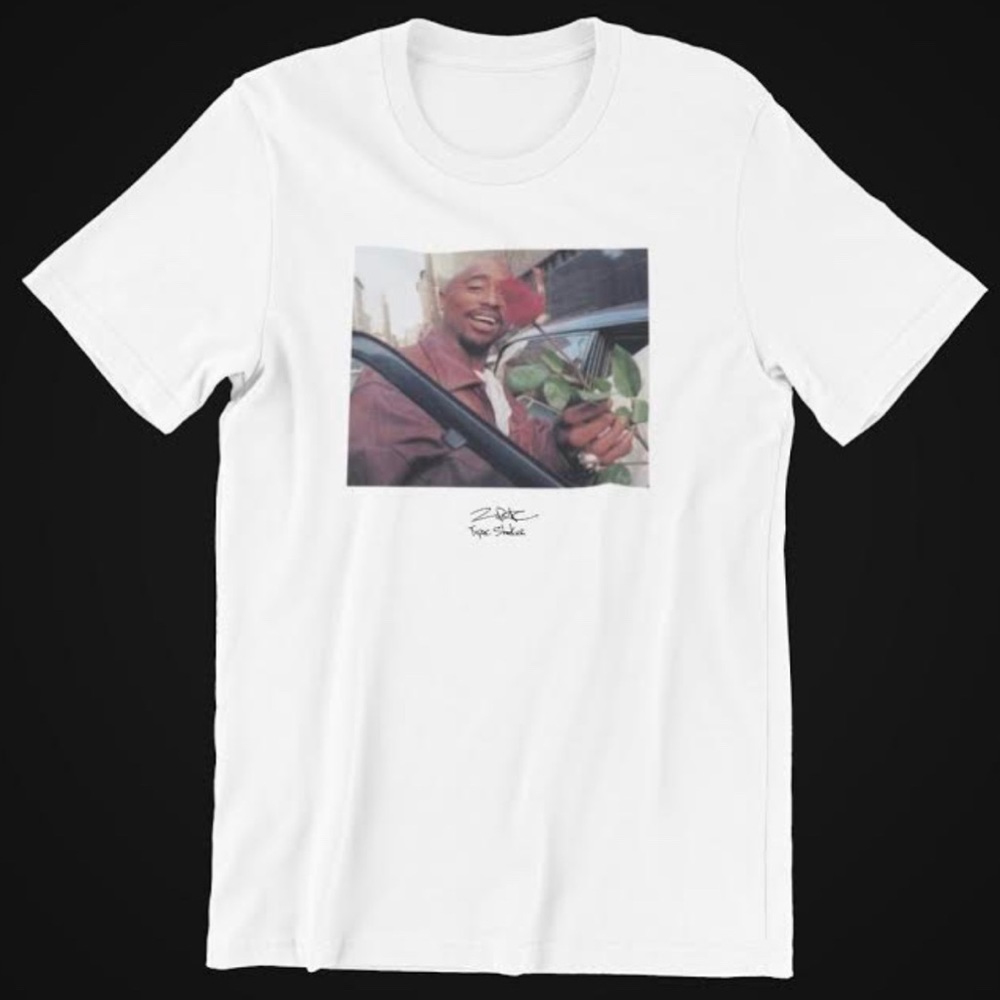 2Pac T-shirt, White
